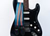 The Jet Age Blue and Orange Racer X Guitar Strap - v5