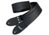 All Plain Black Vegan Strap- Guitar