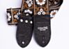 Cork and Brown Flowers Guitar Strap
