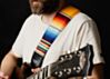 3" Wide Serape Mexican Blanket Wide Bass Guitar Strap