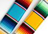 3" Wide Serape Mexican Blanket Wide Bass Guitar Strap
