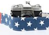 Abstract Flag Camera Strap - The Red White and Blue American Flag Camera Strap - Limited Edition