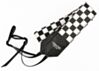 Black and White Checkers Camera Strap
