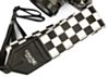 Black and White Checkers Camera Strap