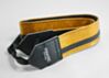 Gold Sparkle with Black Racer X Camera Strap 