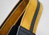 Gold Sparkle with Black Racer X Camera Strap 