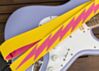 Custom MEGA BOLT Guitar Strap- Lightning Bolt Perfection 