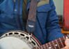 The Dark Brown Western Banjo Strap