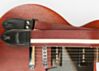 Dark Red with White Racer X Guitar Strap