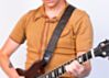 The Dark Brown Western Guitar Strap