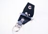 Black Sparkle Metal Flake Drum Key Holder