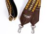 Dylan Sunburst Boho Banjo Strap- Hand Made Woven Banjo Straps With Vegan Leather Ends, Made In USA