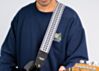 Bohemian Grey Ghost Hippie Weave Guitar Strap 