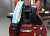 Aqua & White Racer X Guitar Strap