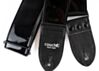 The Berlin Noir Patent Faux Leather Guitar Strap