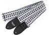 Bohemian Grey Ghost Hippie Weave Guitar Strap 