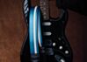 Jet Age Blue and White Racer X Guitar Strap