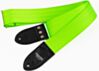 Neon Green Seatbelt Guitar Strap