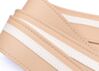 Linen and White Racer X Guitar Strap
