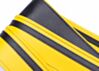 Yellow w/ Black Racer X Guitar Strap