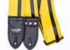 Yellow w/ Black Racer X Guitar Strap