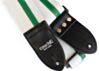 Bright White w/ Kelly Green Racer X Guitar Strap