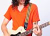 70's Dylan Sunburst Hippie Weave Boho Guitar Strap 