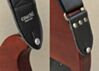 All Plain Black Vegan Strap- Guitar