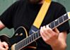 Gold Sparkle Guitar Strap