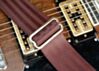 The Plain Maroon Vegan Seatbelt Guitar Strap