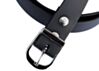 Slim Black Vegan Dress Belt - For suits and  9-5 - World's Best 1 1/4" Vegan Office Belt 