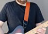 Cara Cara Orange Sparkle Guitar Strap