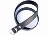 Slim Black Vegan Dress Belt - For suits and  9-5 - World's Best 1 1/4" Vegan Office Belt 