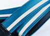 Jet Age Blue and White Racer X Guitar Strap