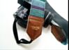 Mexican Blanket Vintage Camera Strap- Ultra Violet Sky Baja Boho Camera Strap