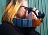 Mexican Blanket Vintage Camera Strap- Ultra Violet Sky Baja Boho Camera Strap