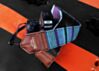 Mexican Blanket Vintage Camera Strap- Ultra Violet Sky Baja Boho Camera Strap