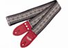 The Midnight Blue and Maroon Tab Hippie Weave Guitar Strap 