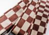The Pasha - Burgundy & White Guitar Strap
