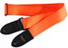 SPOOKY Orange Blackout Black Hardware Seatbelt Guitar Strap