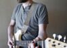 Paisley Ivory Guitar Strap w/ Aged Bronze Hardware 