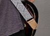 Victorian Ink and Canvas Paisley Guitar Strap