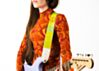 Peace Sign Guitar Strap - Color