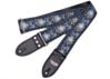 Electric Blue Hendrix Style Hippy Weave Guitar Strap