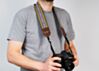 Dylan Camera Strap - Purple and Gold