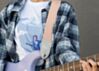 Pink V4 Vintage Candy Luggage Guitar Strap