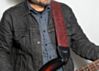 3 inch Wide Paisley Guitar Strap: Now  in Oxblood or Ivory