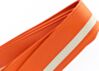 Orange with White Racing Stripe Guitar Strap