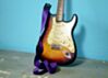 Recycled Bright Purple Seatbelt Guitar Strap 