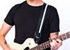Black & White Racer X Guitar Strap
